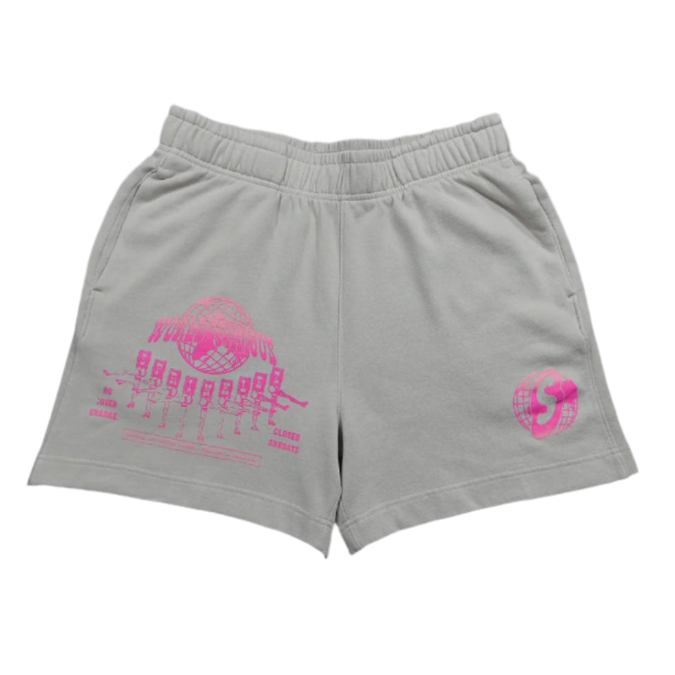 Faded Bone Leg Mid Weight Short