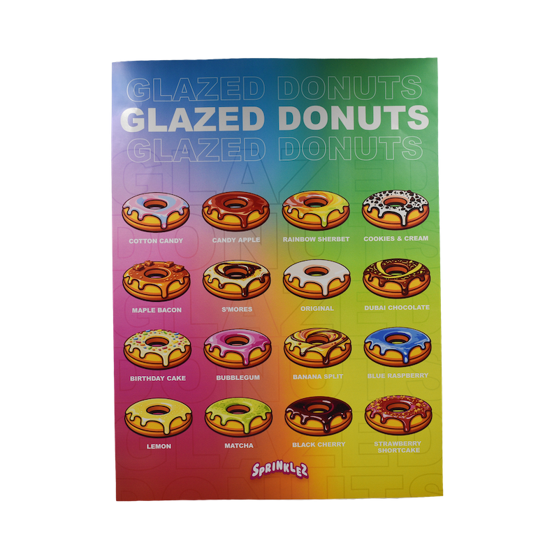 18 x 24 Poster Glazed Donuts